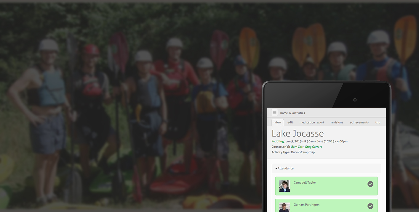 Falling Creek custom business software lake activity