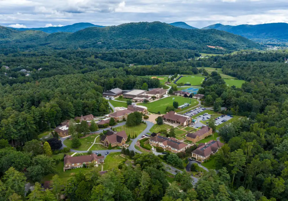 Aerial photo of Christ School