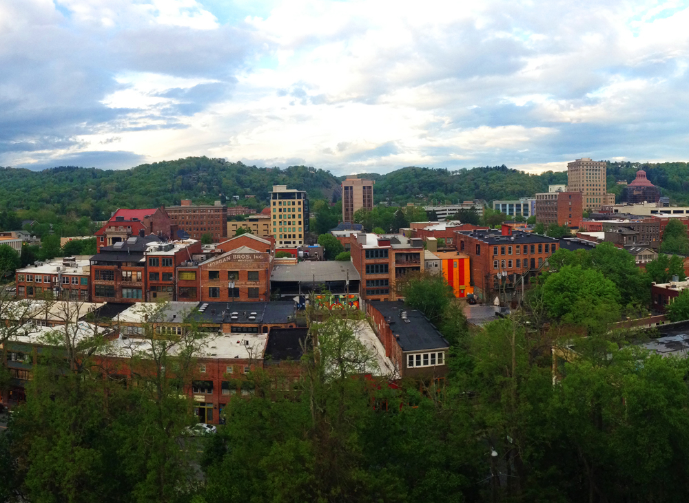 Free Stock Photos of Downtown Asheville by Bitcookie - Skyviews Cityscape